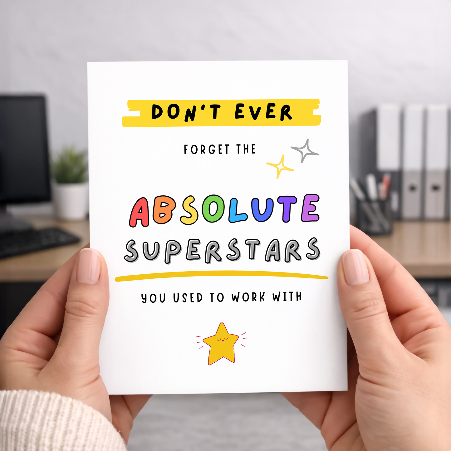 Farewell Card, Absolute Superstars