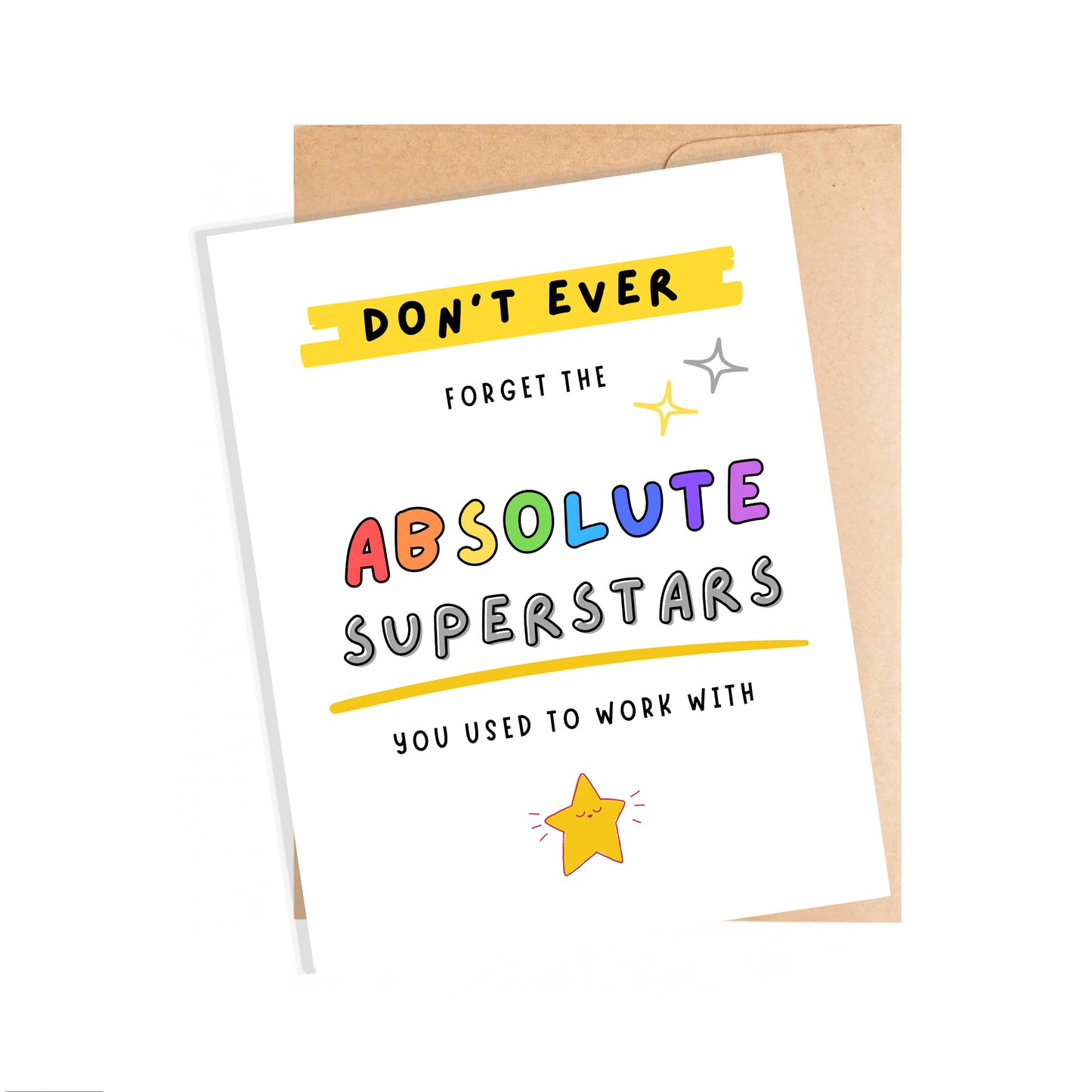 Farewell Card, Absolute Superstars