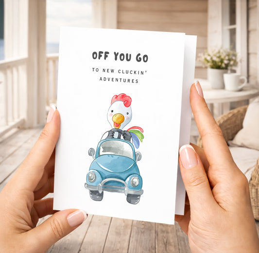 Farewell Card, Off You Go