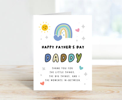 Happy Father's Card To Daddy
