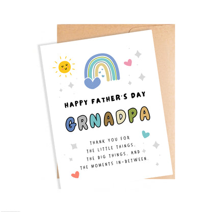Father's Card To Grandpa
