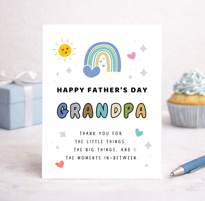 Father's Day Card To Grandpa