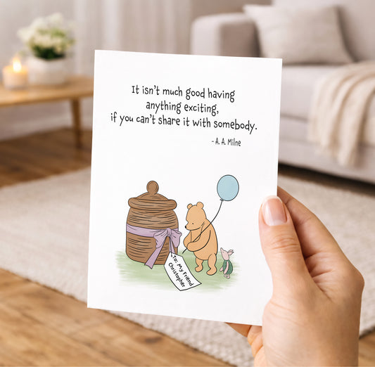 Personalized Classic Pooh Bear & Friends