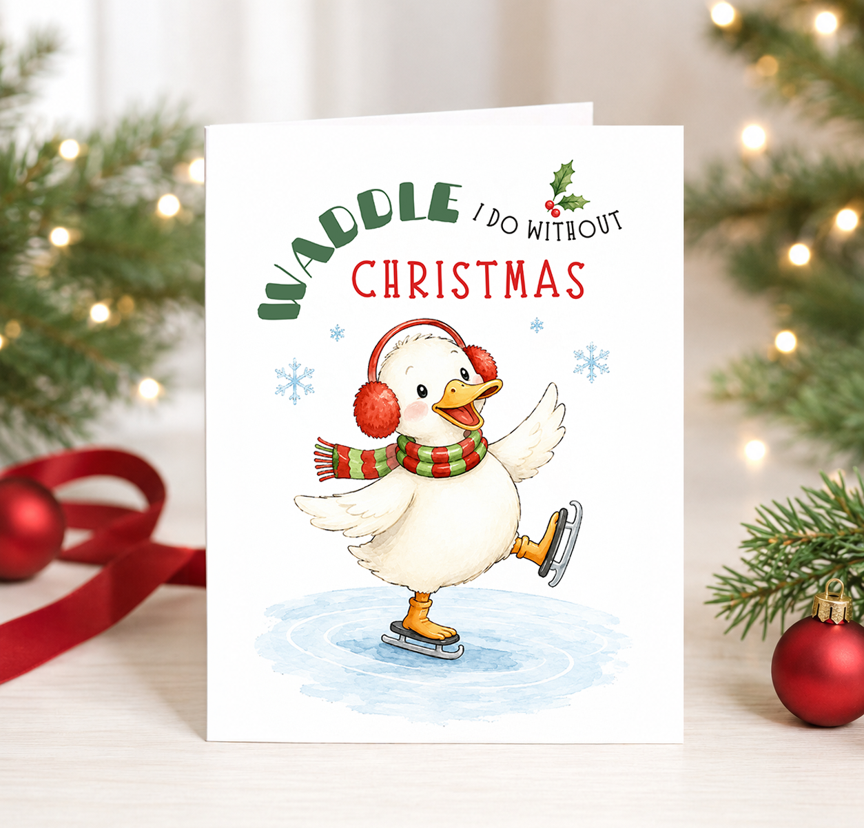 Christmas Card, Playful