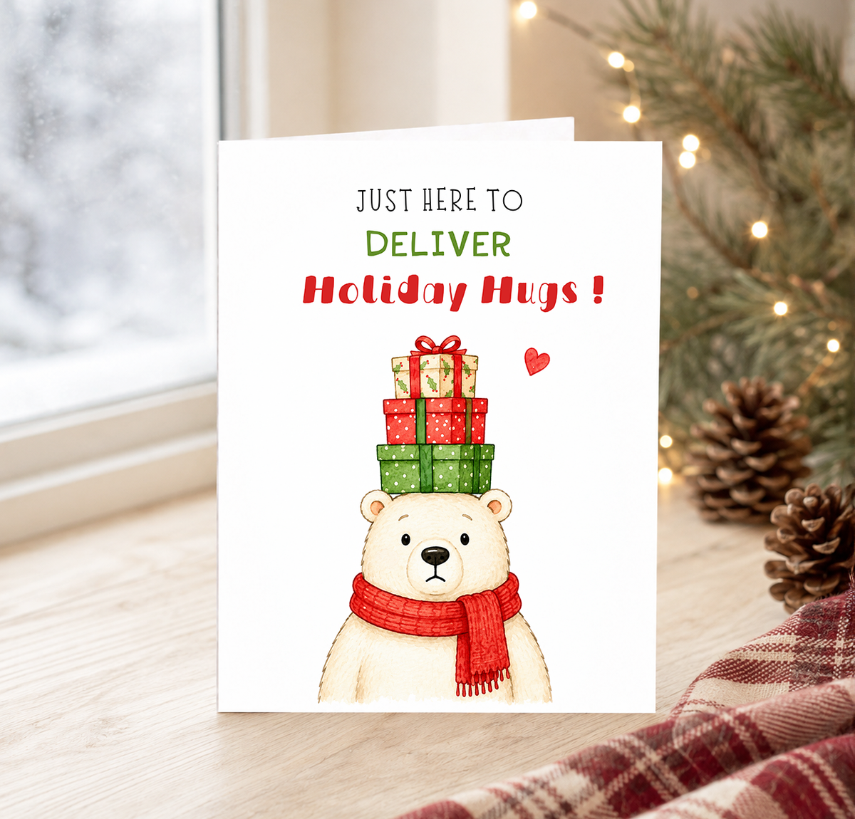 Christmas Card, Playful