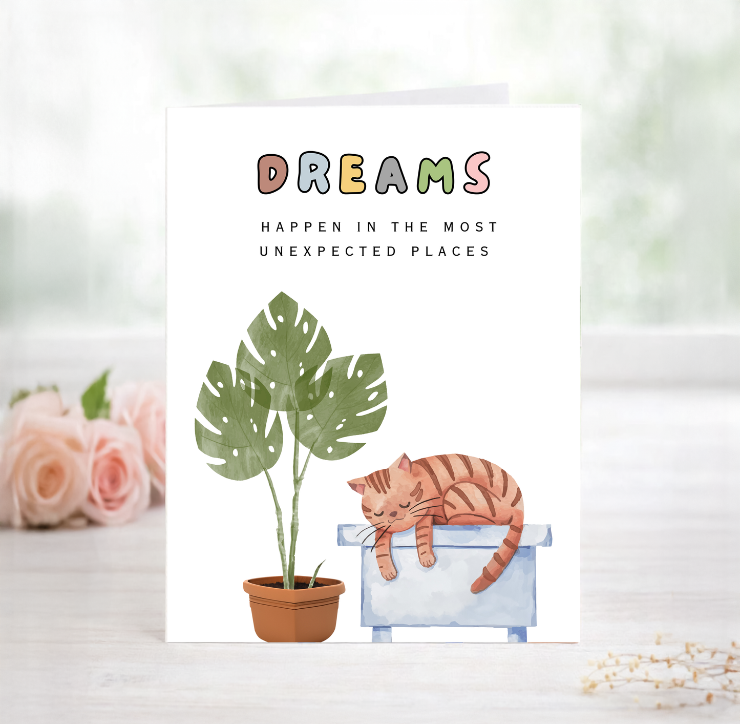 Inspiration Card, Dreams Happen