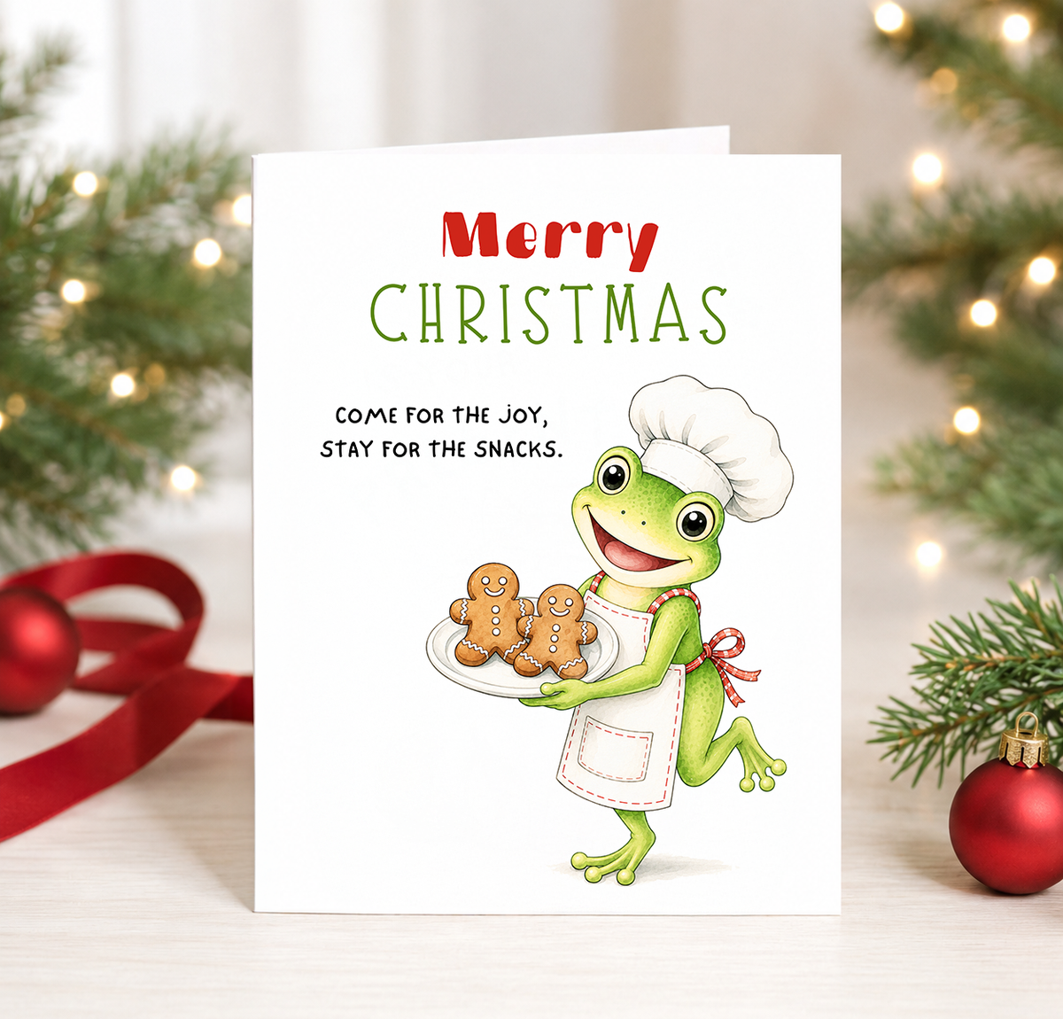 Christmas Card, Playful