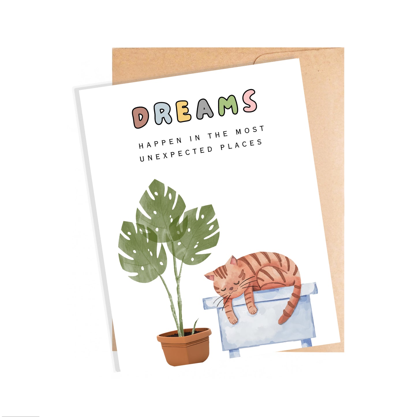Inspiration Card, Dreams Happen
