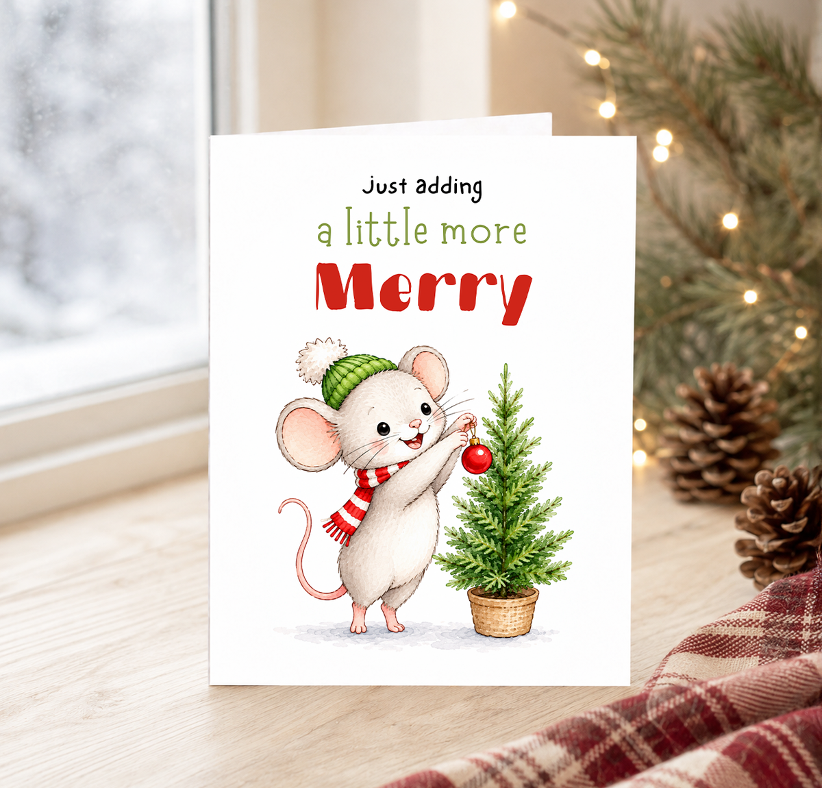 Christmas Card, Playful