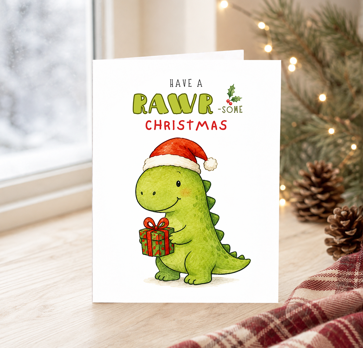 Christmas Card, Playful