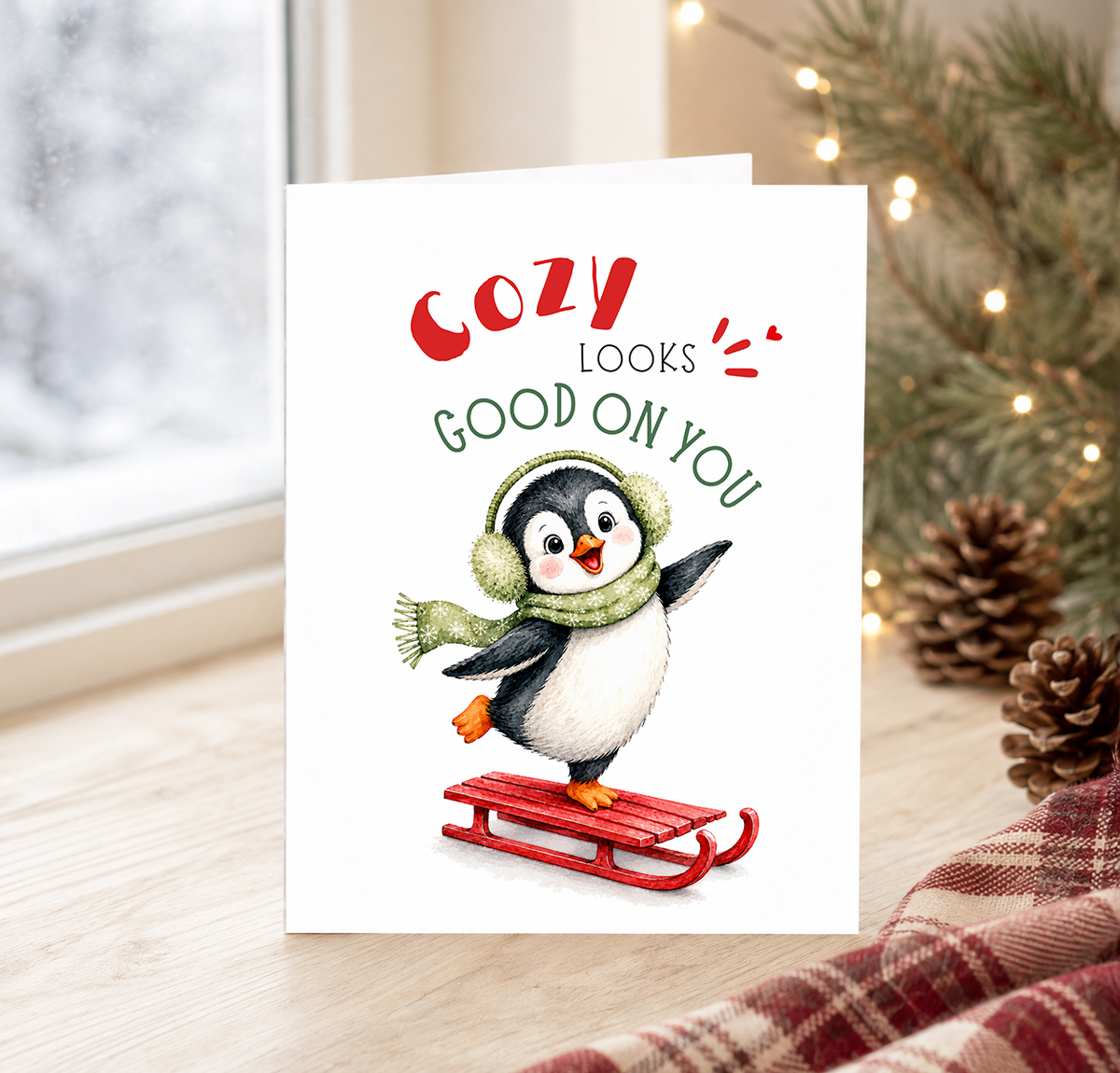 Christmas Card, Playful