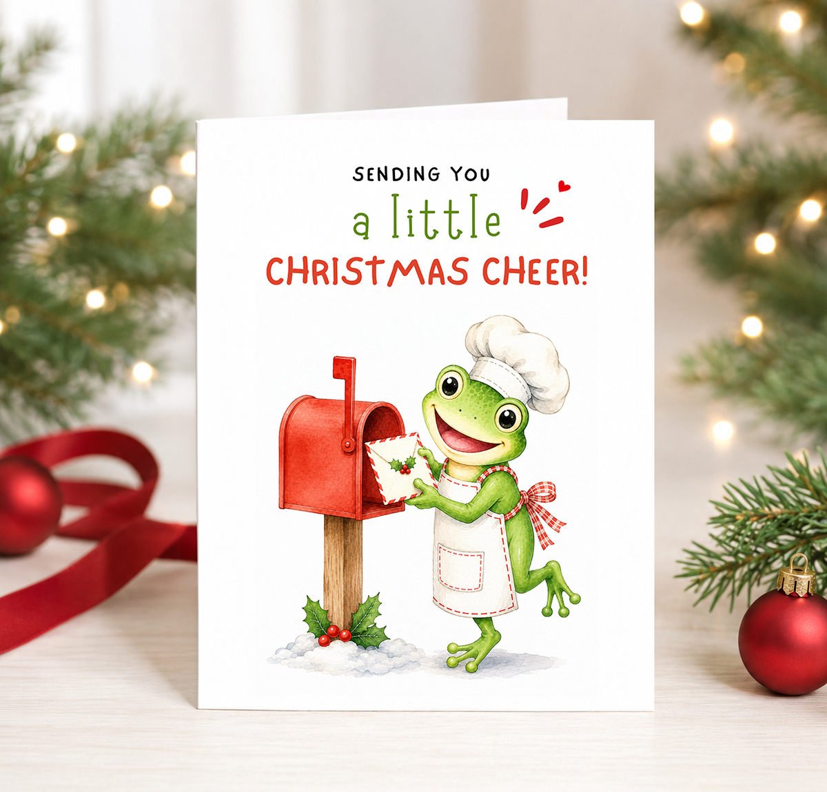 Christmas Card, Playful