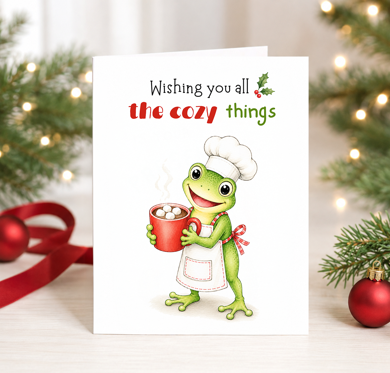 Christmas Card, Playful