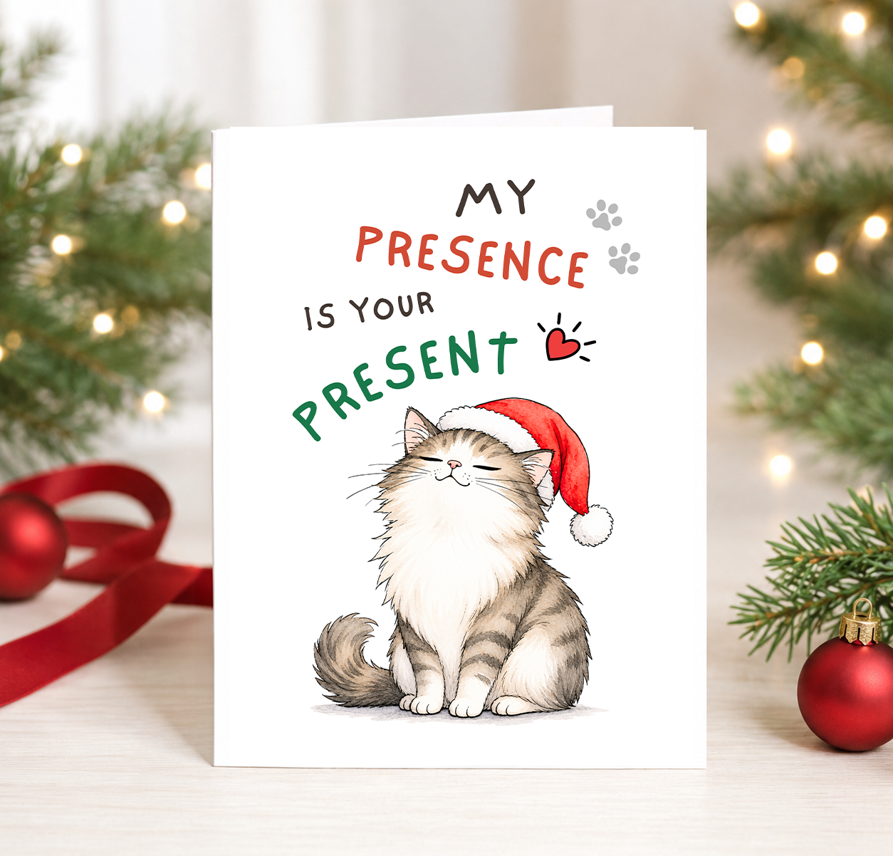 Christmas Card, Playful