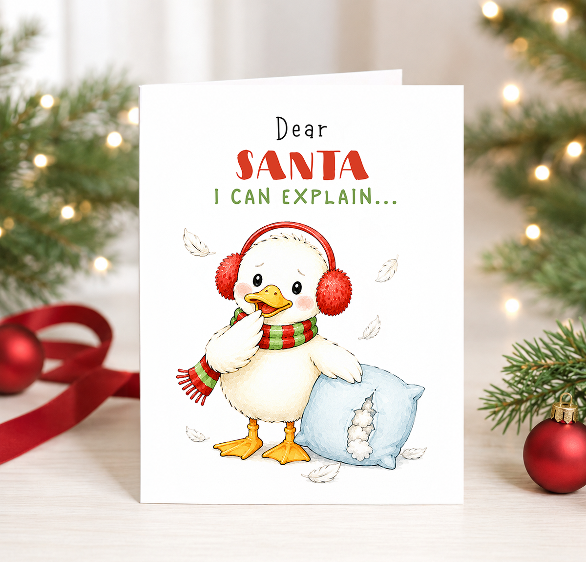 Christmas Card, Playful