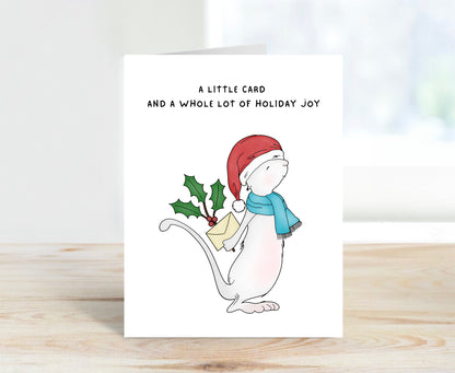 Mouse Holiday Card
