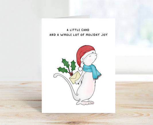 Mouse Holiday Card