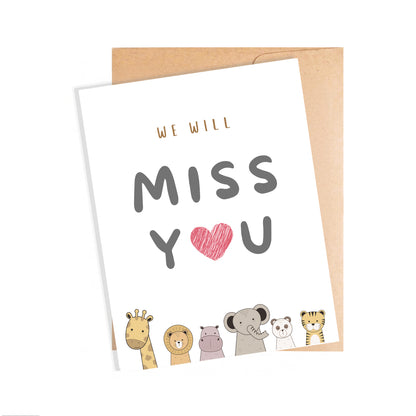 Farewell Card, Will Miss You