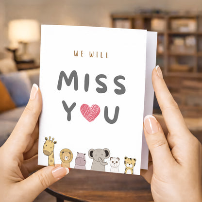 Farewell Card, Will Miss You