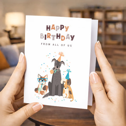 Birthday Card - From All Of Us