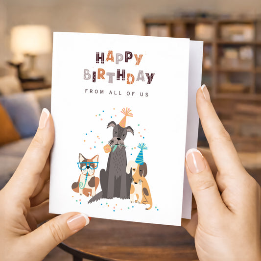 Birthday Card - From All Of Us