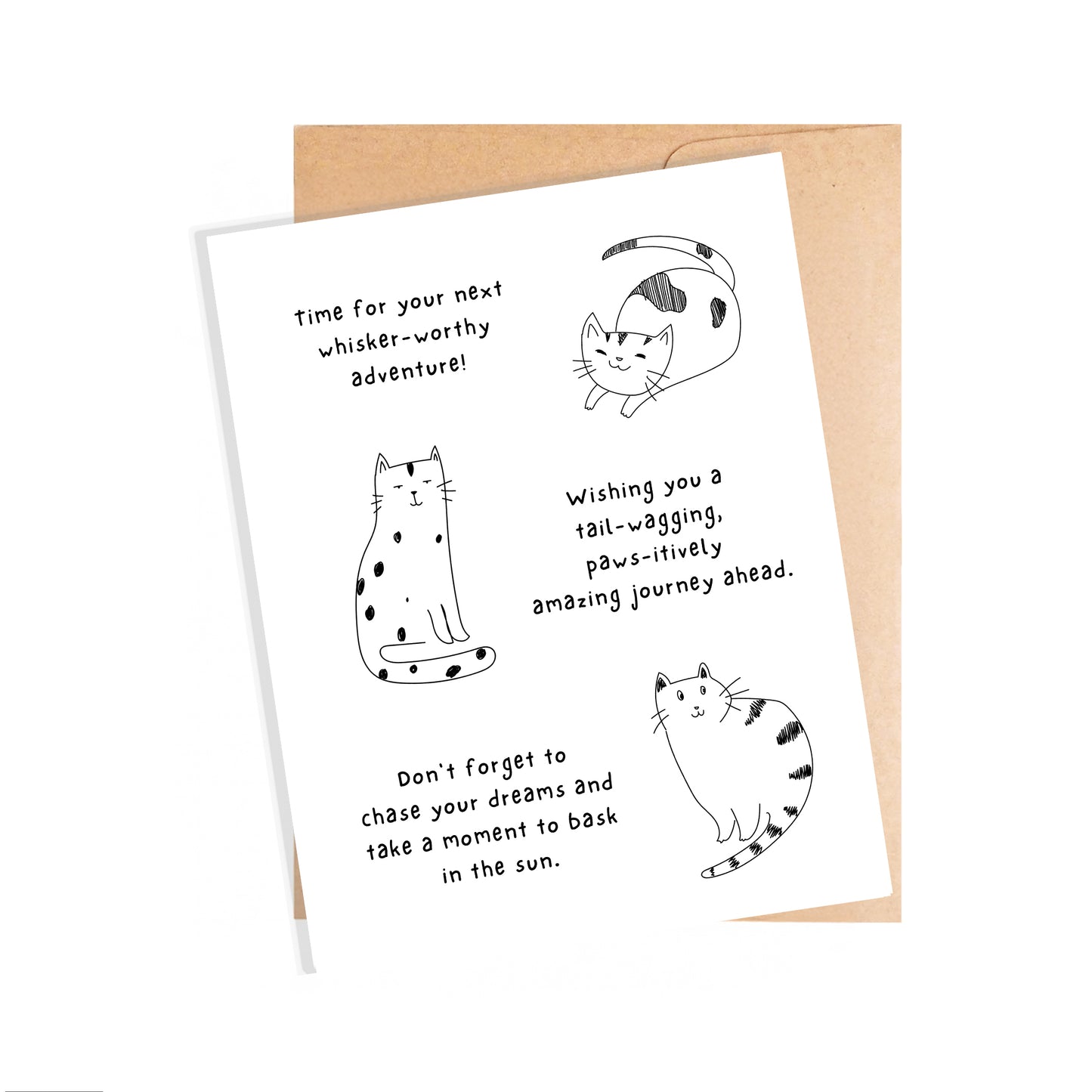 Farewell Card, Cat wishes
