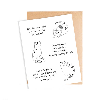 Farewell Card, Cat wishes