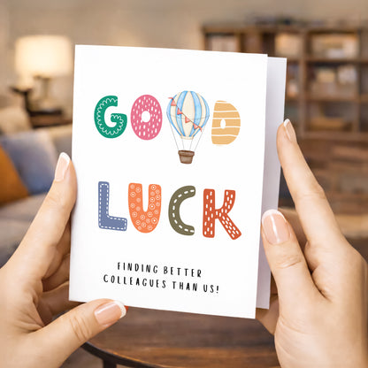 Farewell Card - Leaving Coworker
