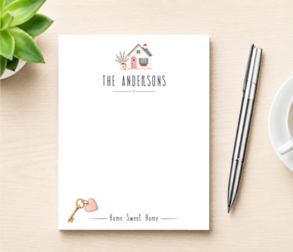 Personalized New Home Notepad