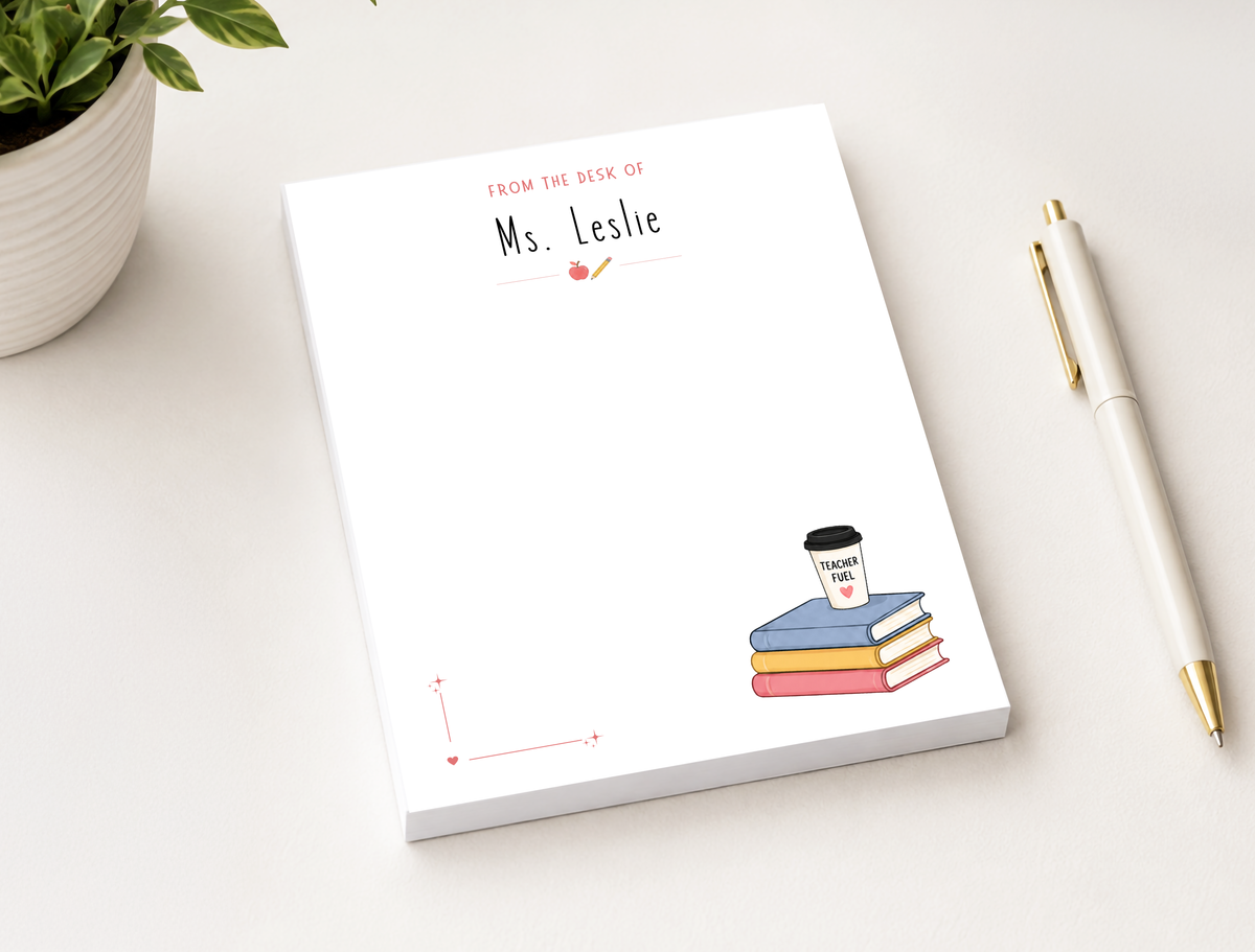 Personalized Notepad for Teacher