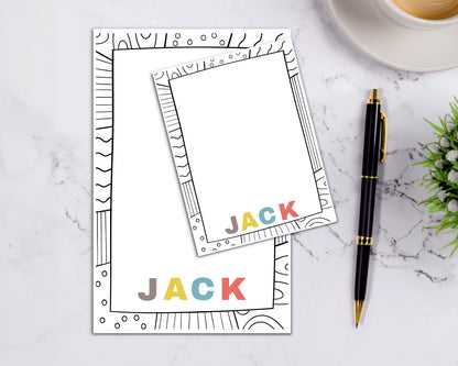 Personalized Name Notepad - 4 Letters