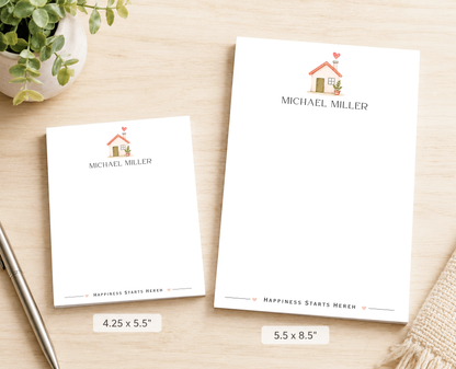 Personalized New Home Notepad