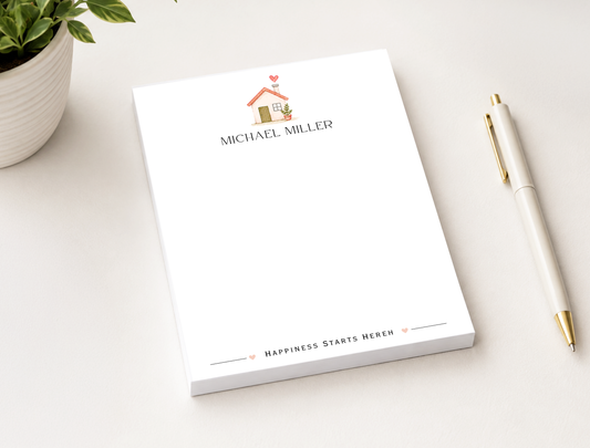 Personalized New Home Notepad