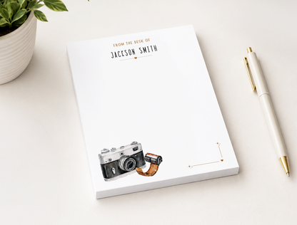 Personalized Photographer Notepad