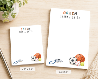 Personalized Coach Notepad