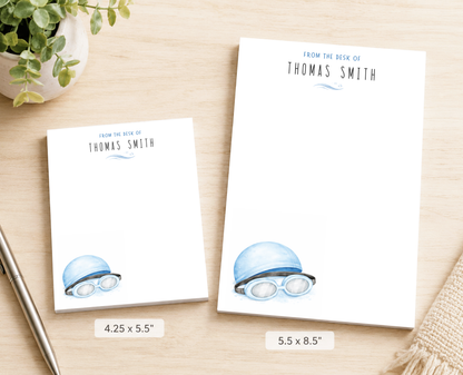 Personalized Swimming Notepad