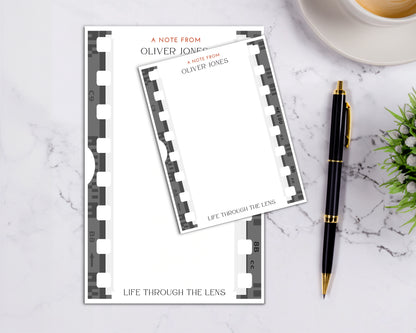 Personalized Photographer Notepad