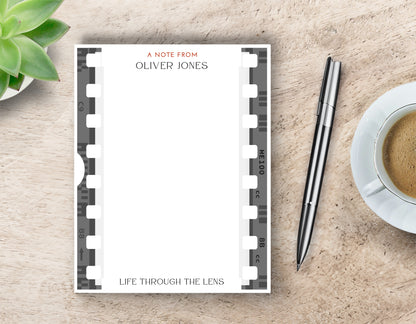 Personalized Photographer Notepad