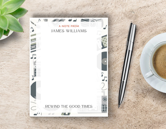 Personalized Vintage Notepad