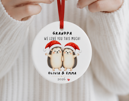 Personalized Grandpa Ornament - We Love You