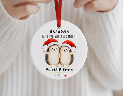 Personalized Grandma Ornament - We Love You