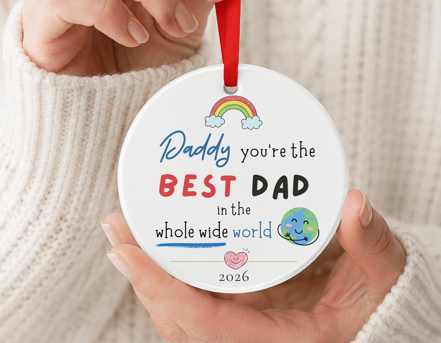 Personalized Dad Ornament