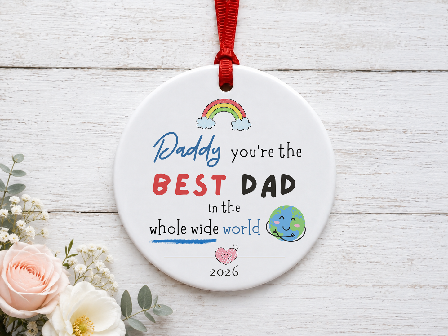 Personalized Dad Ornament