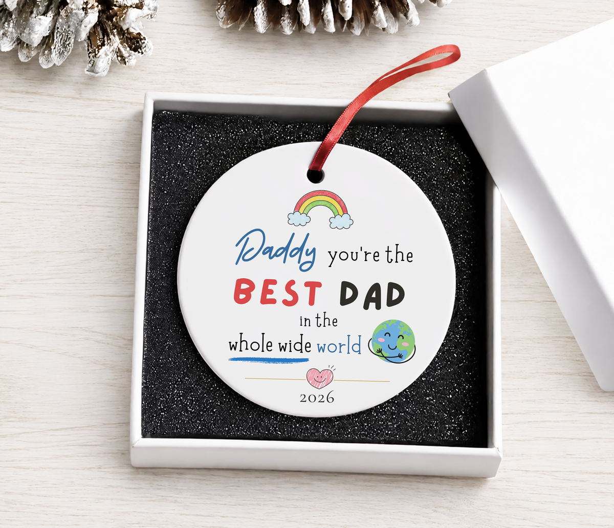 Personalized Dad Ornament