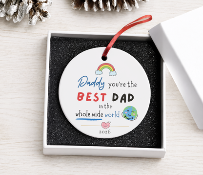 Personalized Dad Ornament