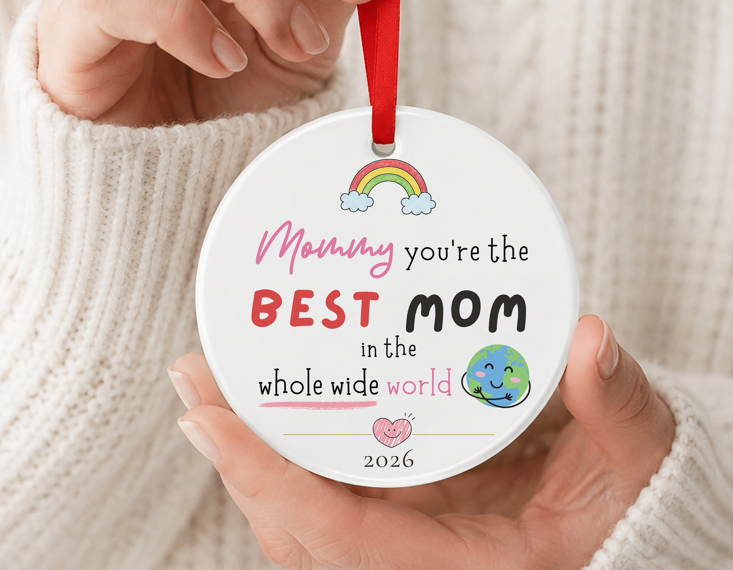 Personalized Mom Ornament