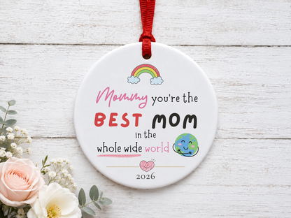 Personalized Mom Ornament