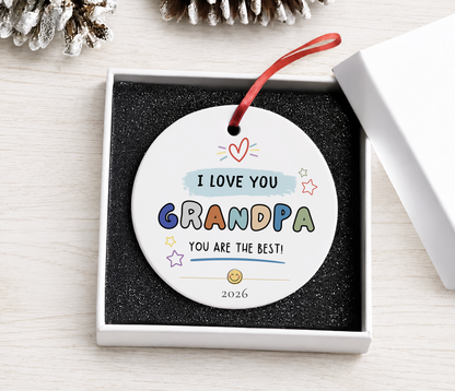 Personalized Ornament for Grandpa