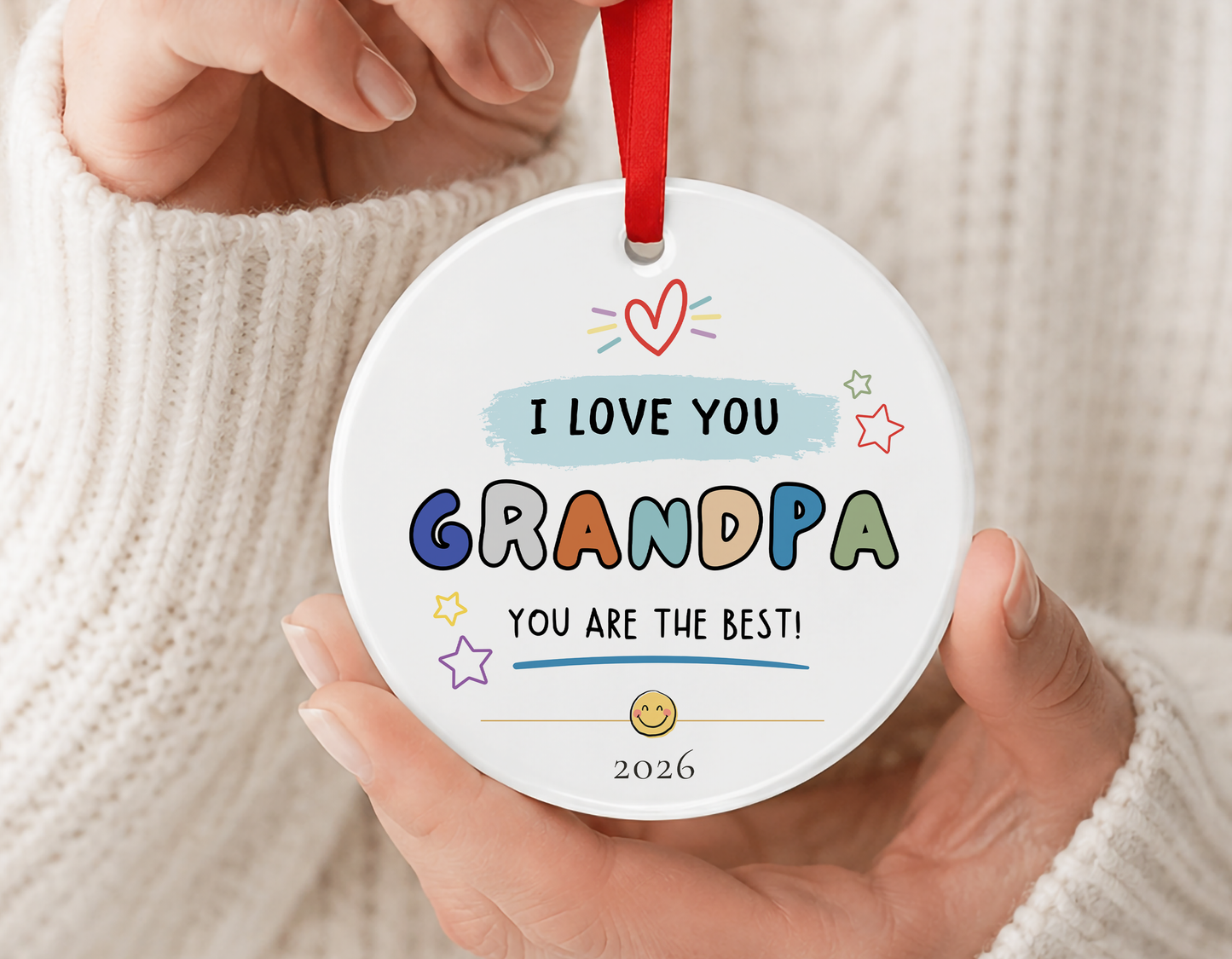 Personalized Ornament for Grandpa