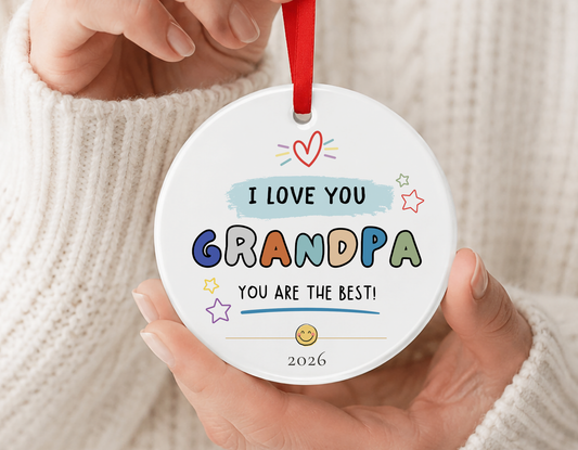 Personalized Ornament for Grandpa